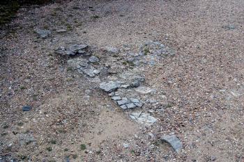Possible remains of the chantry in front of the Miller's House September 2007